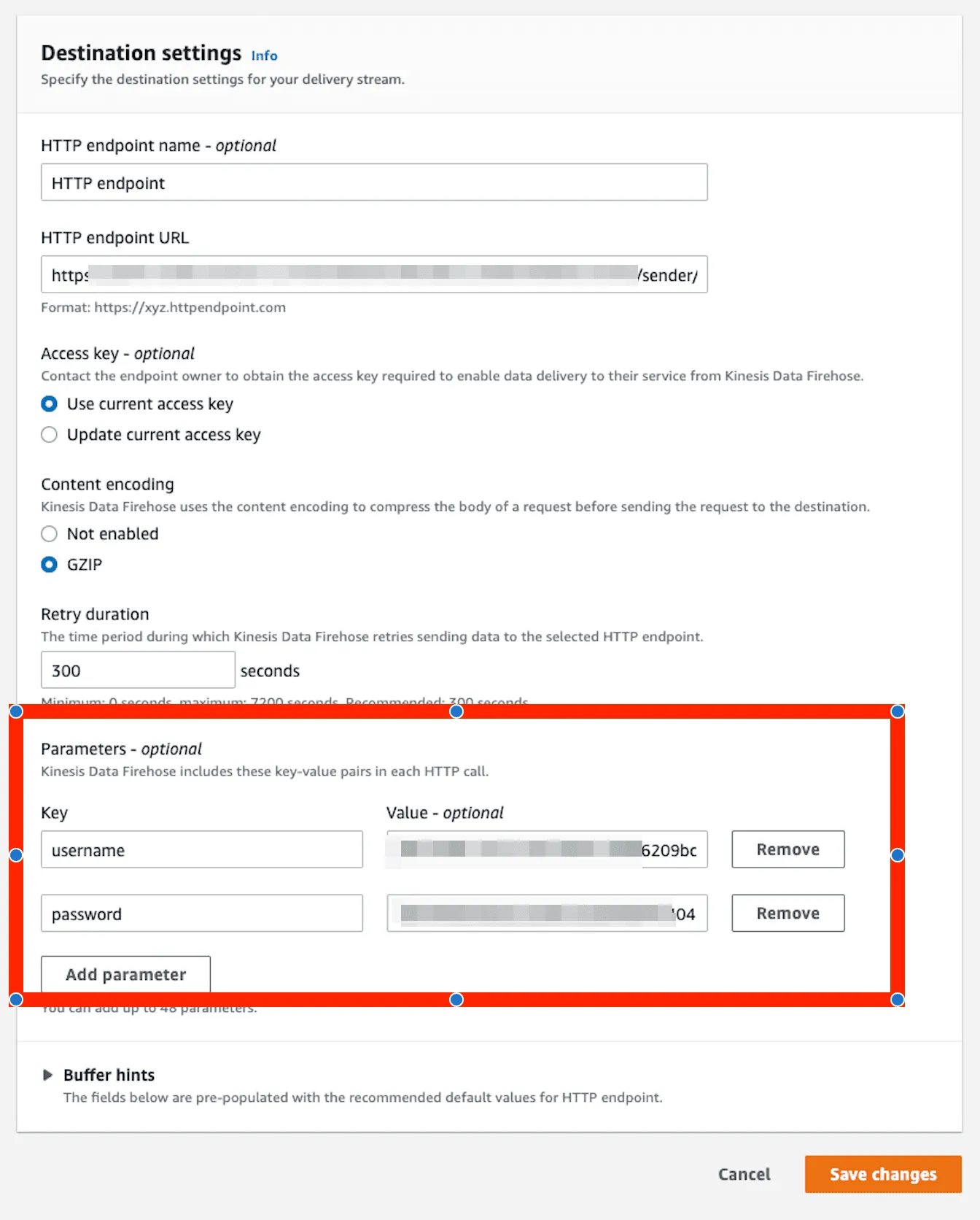 Add Username and Password