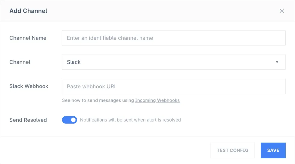 Add a new Notification Channel