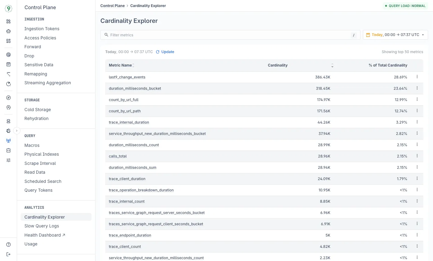 Cardinality Explorer 1