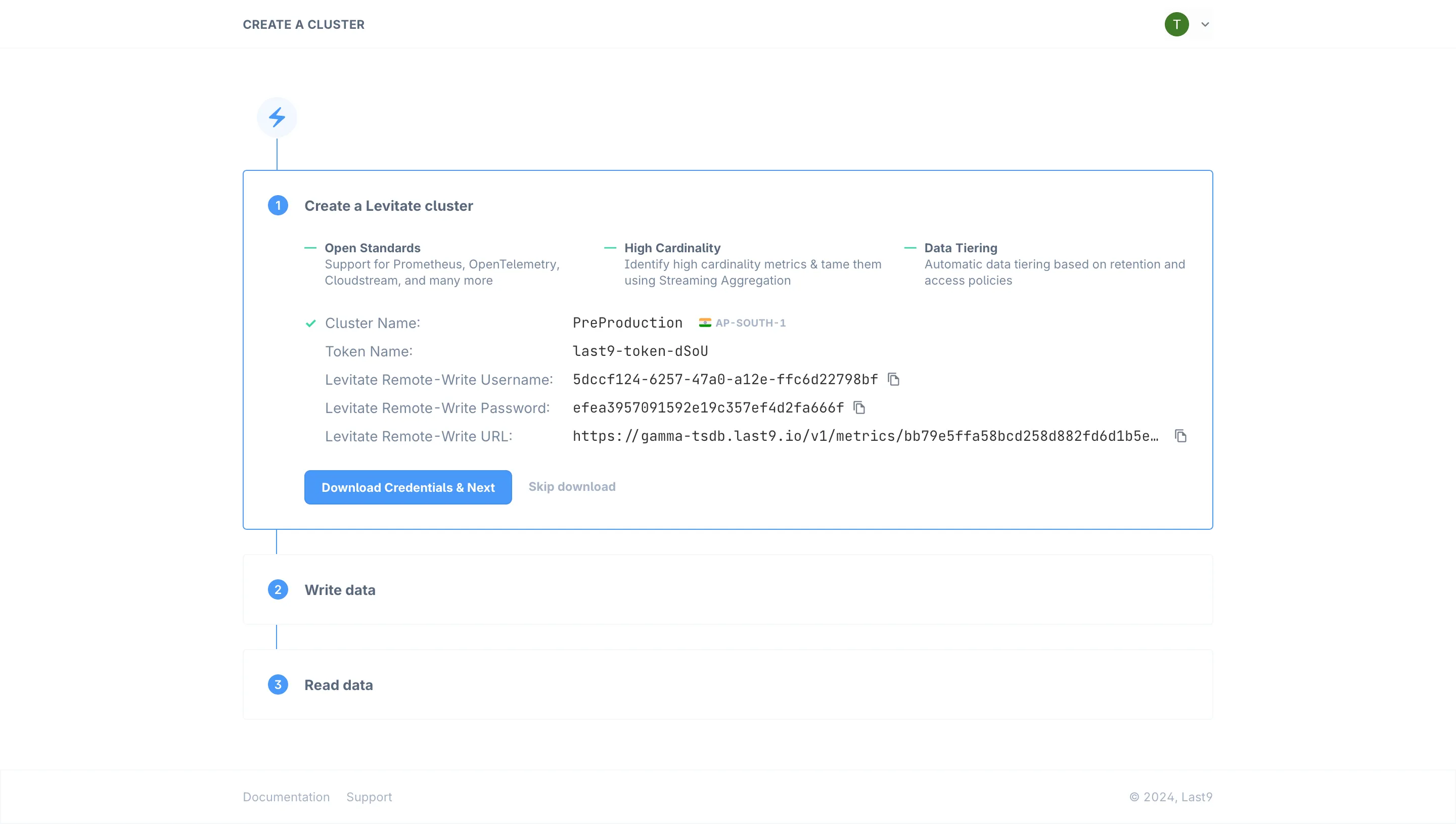 Creating a Cluster 4