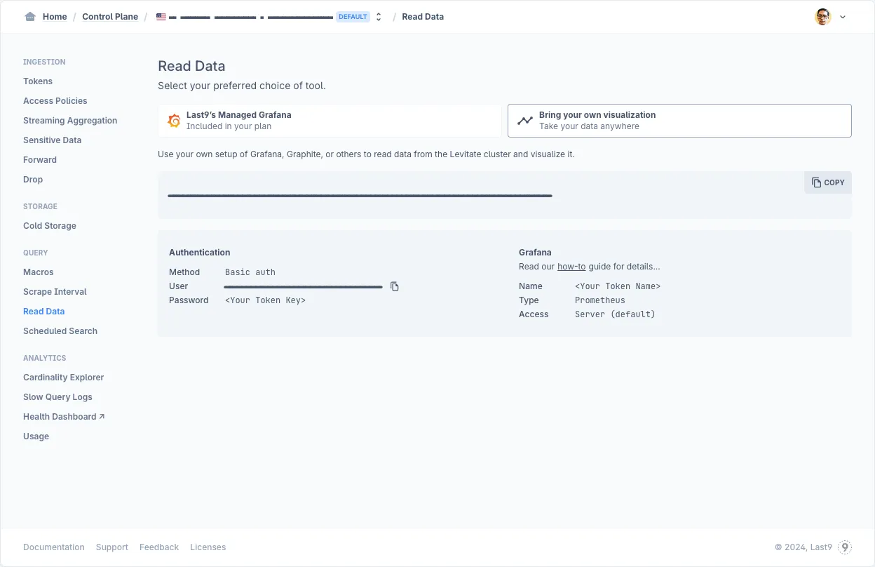 Control Plane — Read Data