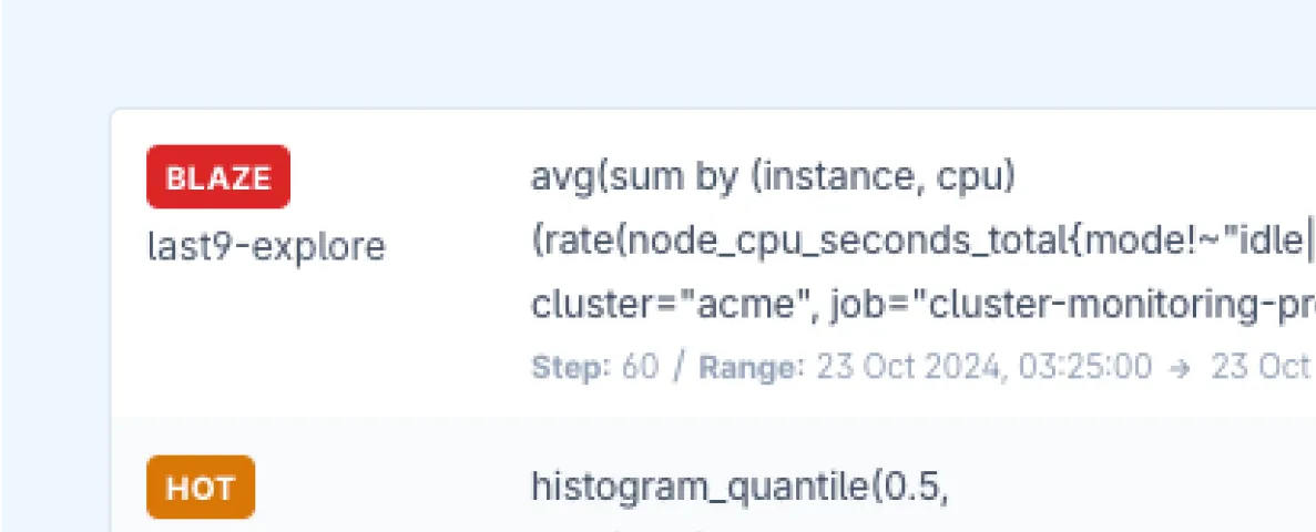 Slow Query Logs