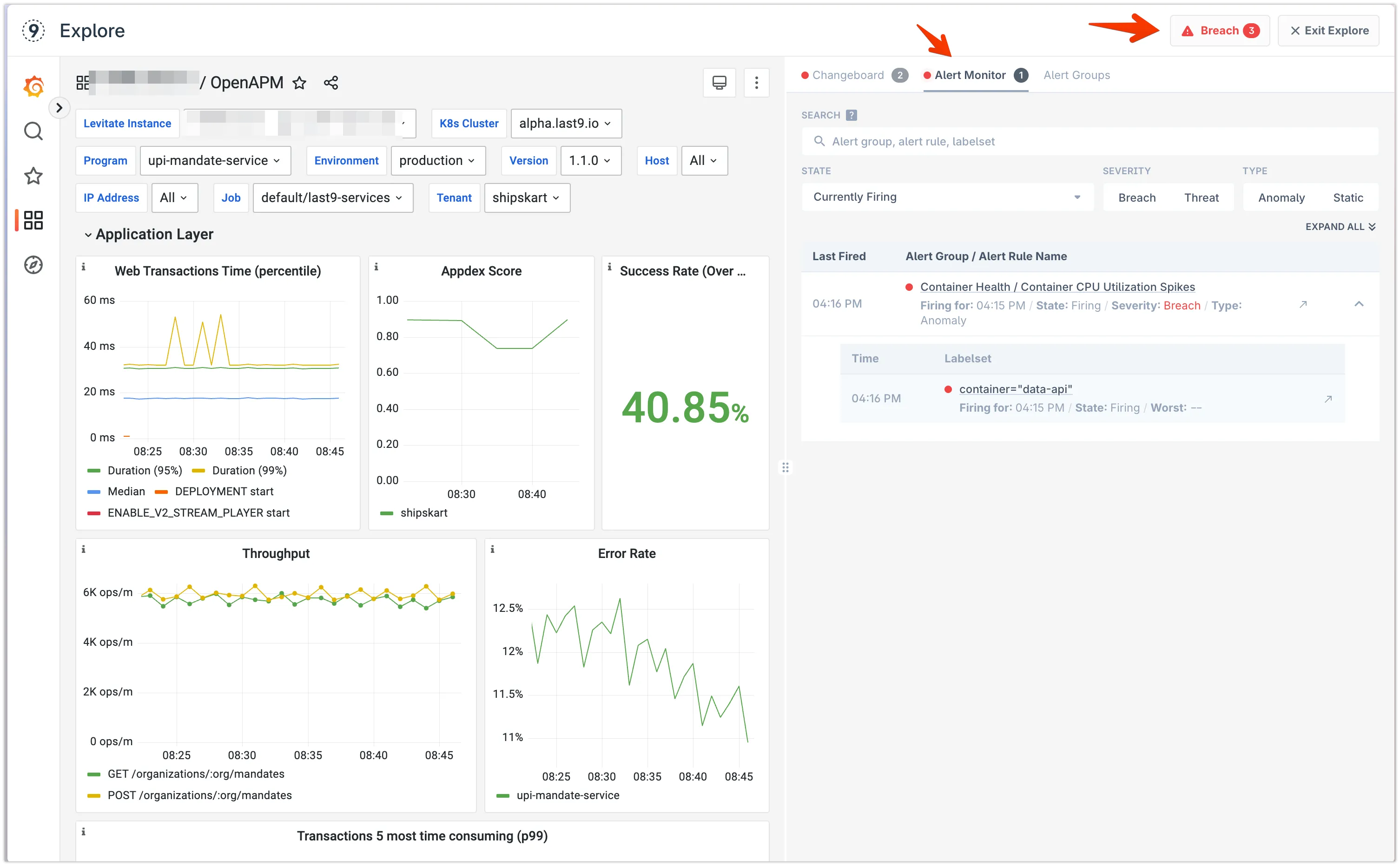 Monitoring Health of a Dashboard
