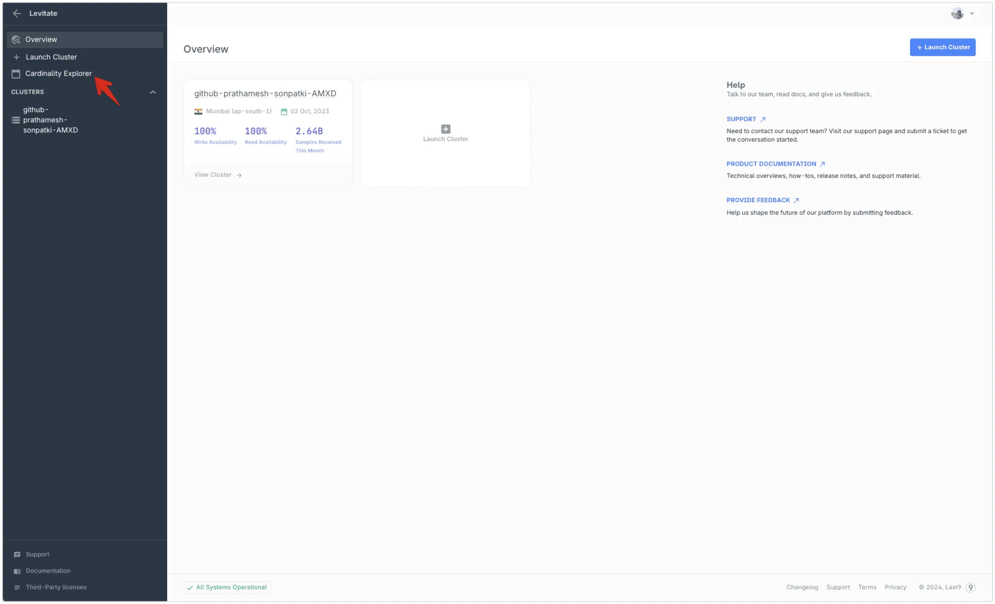 Launch Cardinality Explorer