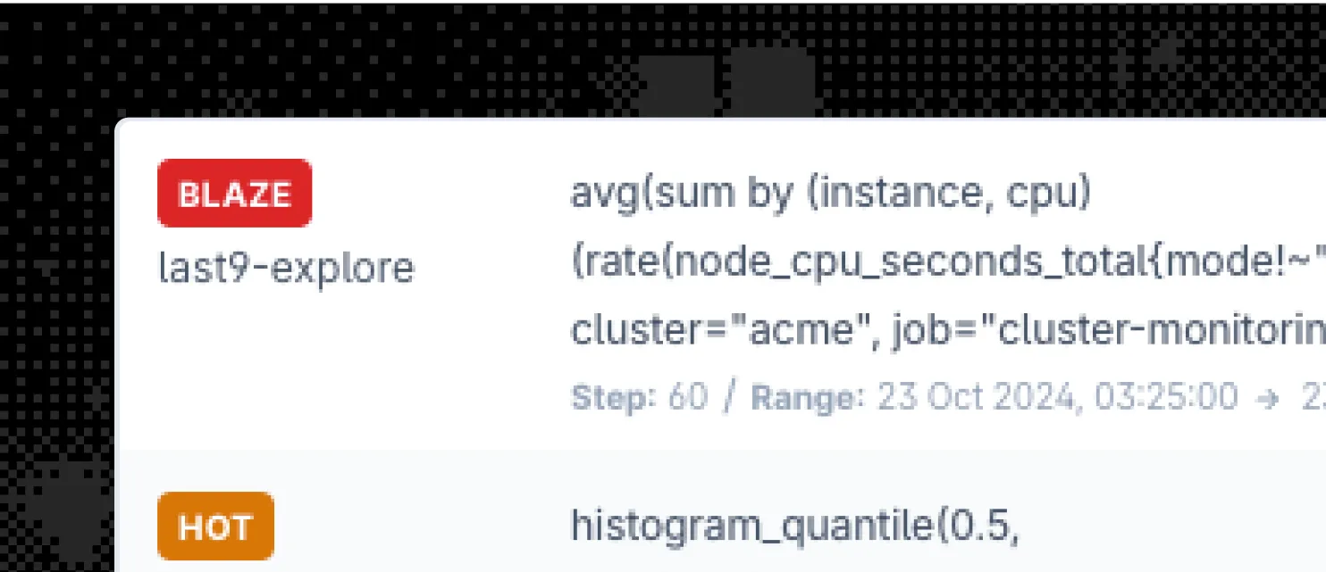 Slow Query Logs