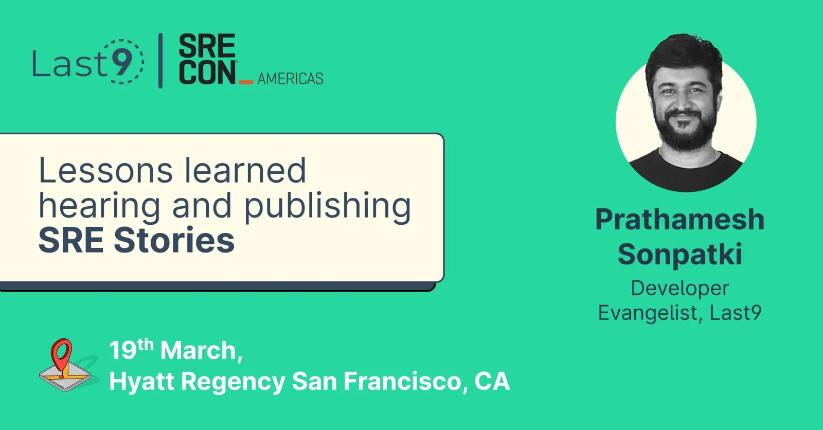 Prathamesh at SRECon Americas 2024
