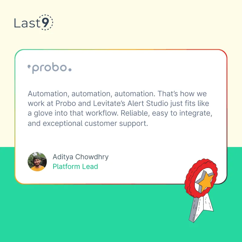 Probo reduced monitoring costs by 90 percent with Last9