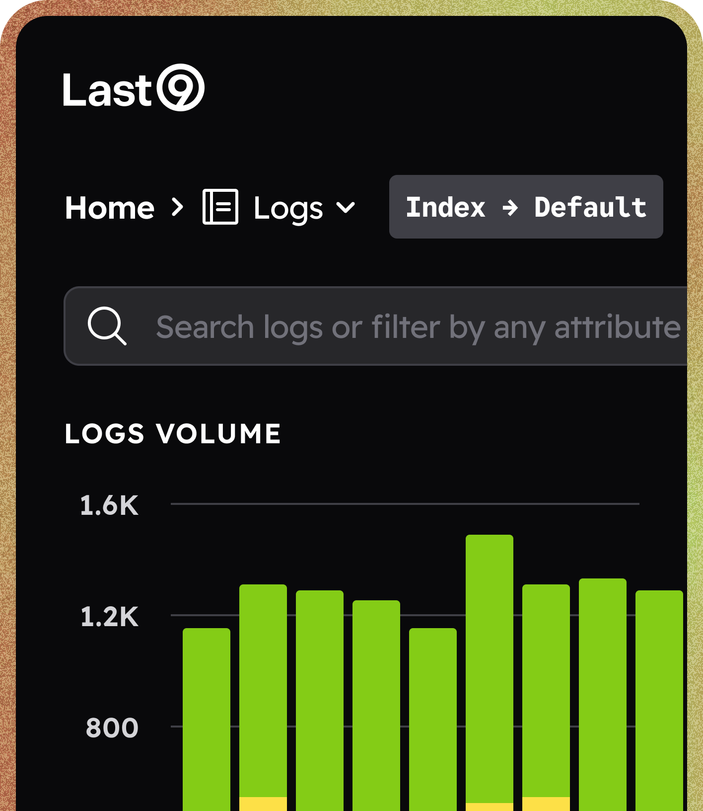 Last9 Logs Explorer interface